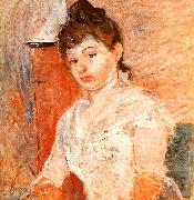 Berthe Morisot Jeune Fille en Blanc USA oil painting artist